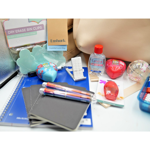 All in Motion Backpack & Lunch Bag w/ Supplies, Fidgets, USB, Water Bottle - Picture 15 of 16